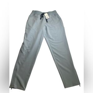 Figs W Bristol High Waisted Slim Tapered Scrub Pant Blue Gray NWT Style 1000792R